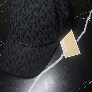 Michael Kors logo baseball cap, Blk /Grey, O/S NWT!